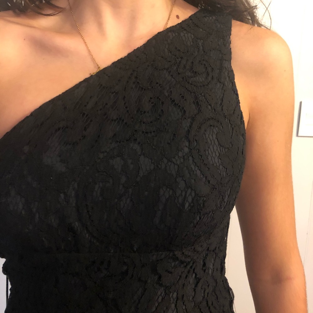 JCrew black lace dress